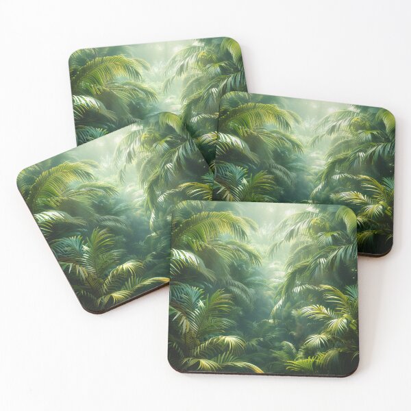 Item preview, Rainforest - Rattan Palms designed and sold by KootenayDesigns.