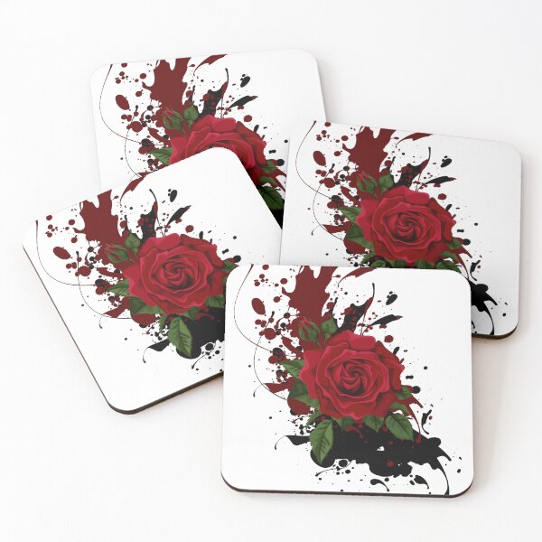 Item preview, Red Rose - Splash - Beautiful designed and sold by TishCO.