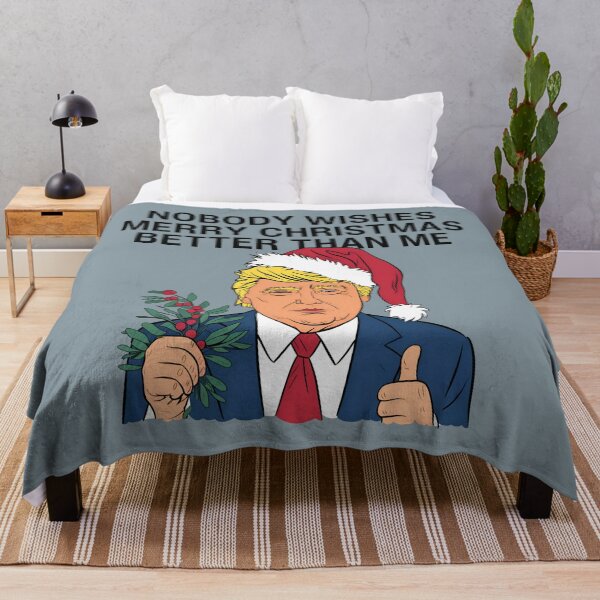 Item preview, Trump Christmas Nobody Wishes Merry Christmas Better Than Me designed and sold by HowToCanadian.