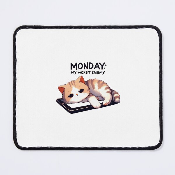Item preview, Lazy Cat because of monday designed and sold by olgakra.