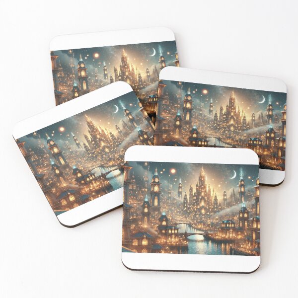 Item preview, Golden Dream Castle with Ethereal Glow designed and sold by TeslaSt0re.