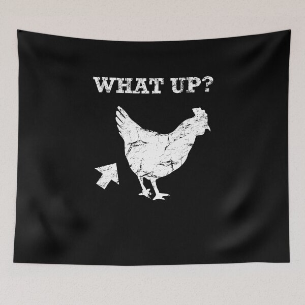 Item preview, WHAT UP? Chicken butt funny animal lover t shirt designed and sold by snowry.