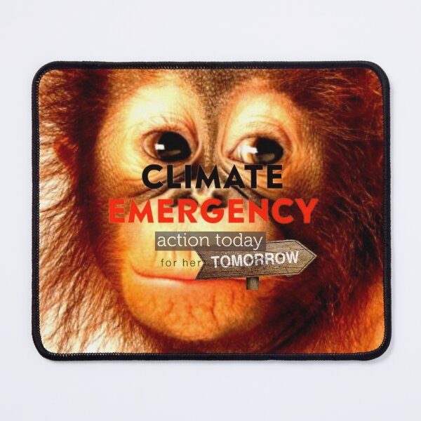 Item preview, Orangutan - Climate Emergency designed and sold by ontological.