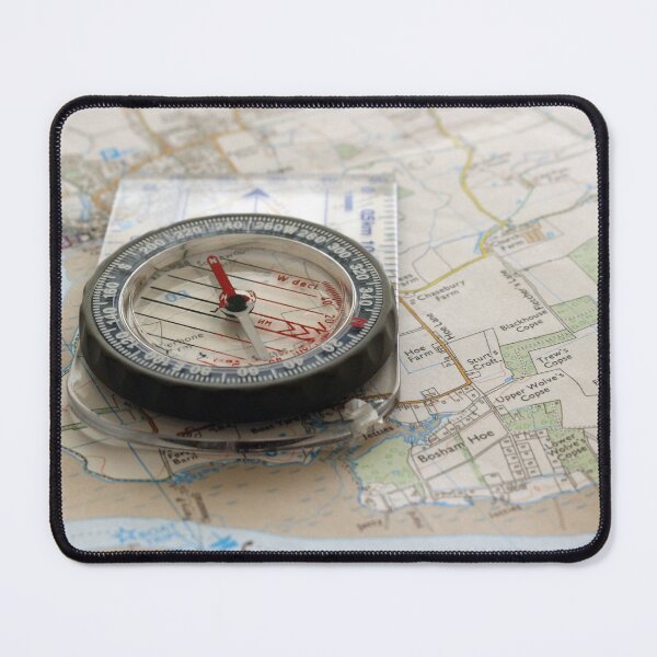Item preview, Compass and Map designed and sold by pinkal.