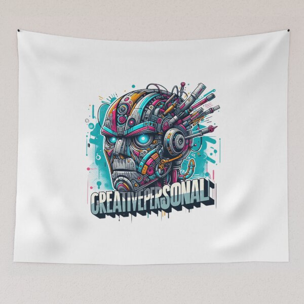 Item preview, Stylish Graffity Art Robot Creativepersonal designed and sold by creativepers.