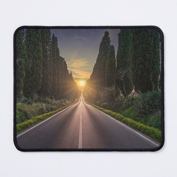 Item preview, The cypress tree-lined avenue of Bolgheri and the sun in the middle designed and sold by Stefano Orazzini.
