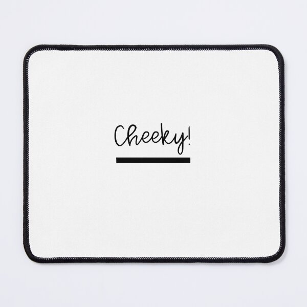 Item preview, Cheeky!, Irish Wall Art, Ireland, Typography Print, Cheeky Print, Bar Cart Decor, Black and White Poster, Minimalist Decor, Typography designed and sold by DazzledPenguin.