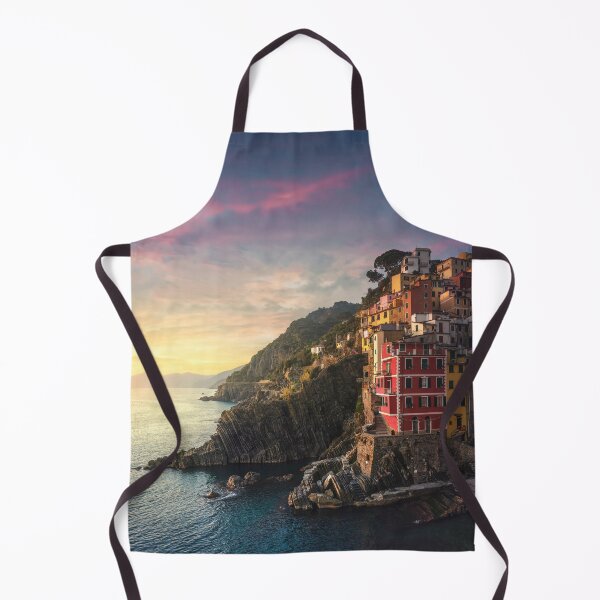 Item preview, Riomaggiore village view at sunset, Cinque Terre designed and sold by Stefano Orazzini.