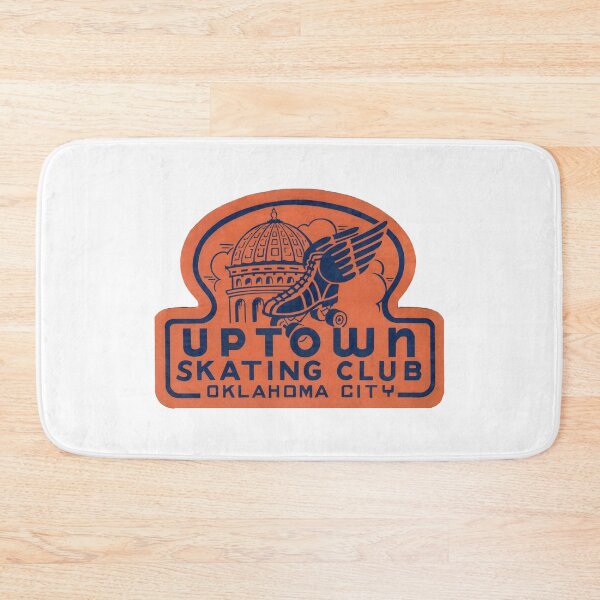 Item preview, Uptown Skating Club Oklahoma City Oklahoma Roller Skating Rink Sticker Decal Label designed and sold by tislord.