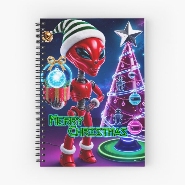 Item preview, Merry Christmas - Christmas Alien designed and sold by FotoLibreStudio.