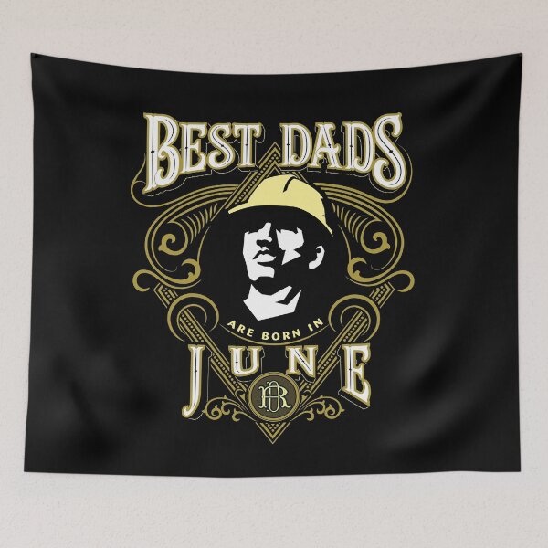 Item preview, Best Dads are born in June Construction Dad Birthday designed and sold by javaneka.