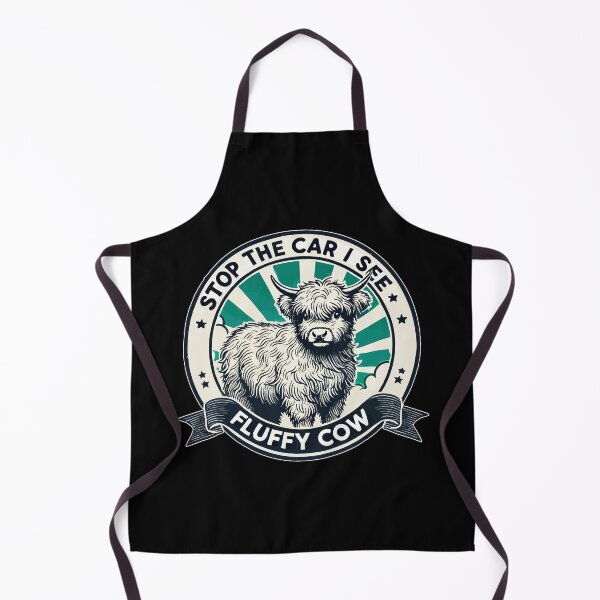 Item preview, Stop The Car I See Fluffy Cow Retro designed and sold by TomFrontierArt.