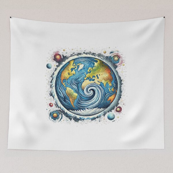 Item preview, flat earth designed and sold by supersanko.