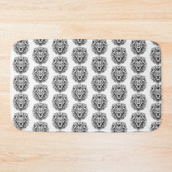 Item preview, Geometric Lion: Bold Fine-Line Majesty designed and sold by Desireehaz.