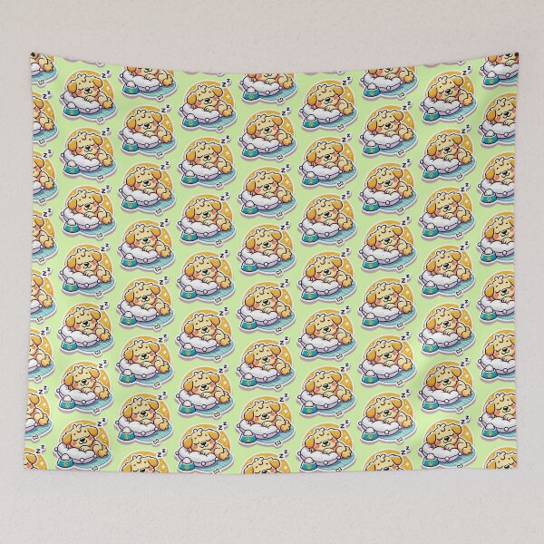 Item preview, Cute Sleeping Puppy designed and sold by Winging-It.