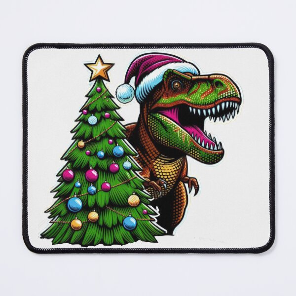 Item preview, Christmas vintage Funny Dinosaur with Christmas tree,Christmas Funny Animals,Christmas Dinosaur,Christmas tree,funny christmas ,Christmas designed and sold by Expressions-Sel.