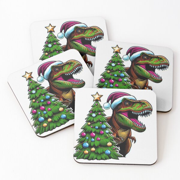 Item preview, Christmas vintage Funny Dinosaur with Christmas tree,Christmas  Funny Animals,Christmas  Dinosaur,Christmas tree,funny christmas ,Christmas designed and sold by Expressions-Sel.