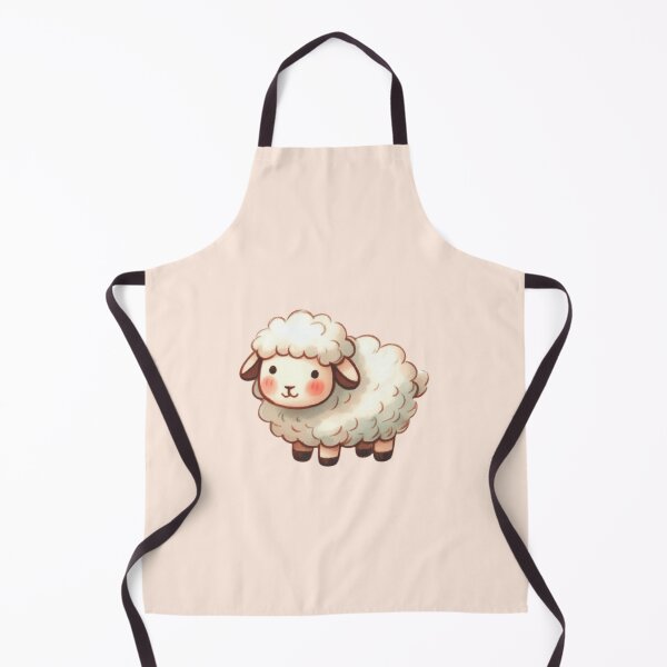 Item preview, Fluffy baby sheep with rosie cheeks  designed and sold by DaintyDooodles.