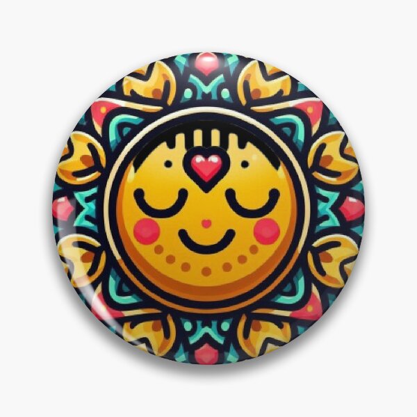 Item preview, emoji mandala with different expressions with bright colors designed and sold by Anime9122.