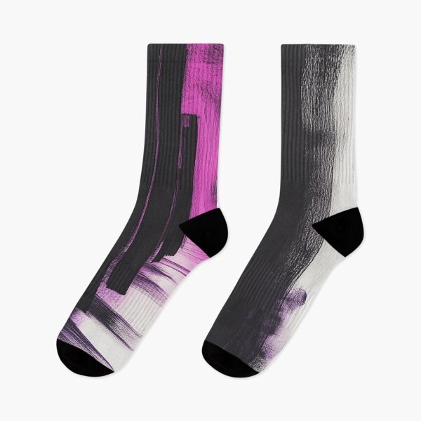 Item preview, Abstract Skyline - Pink and Violet designed and sold by SketchArc.