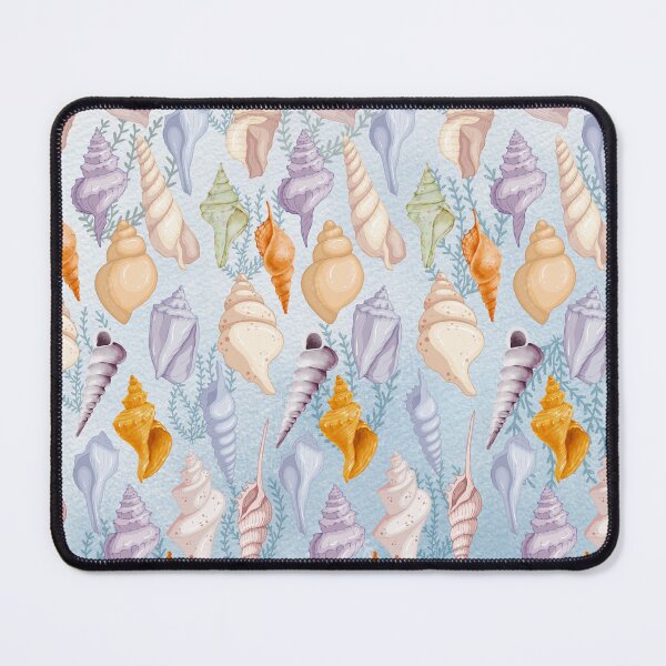 Item preview, Colorful Vintage Seashells and Seaweed Under Water Ocean Life designed and sold by colorleafz.