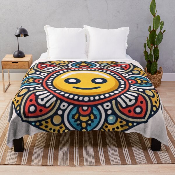 Item preview, emoji mandala with different expressions with bright colors designed and sold by Anime9122.