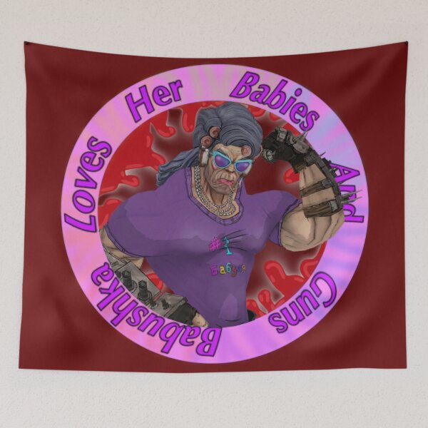 Item preview, Grandma Babushka Flexington Logo designed and sold by AlySenpaiVRC.