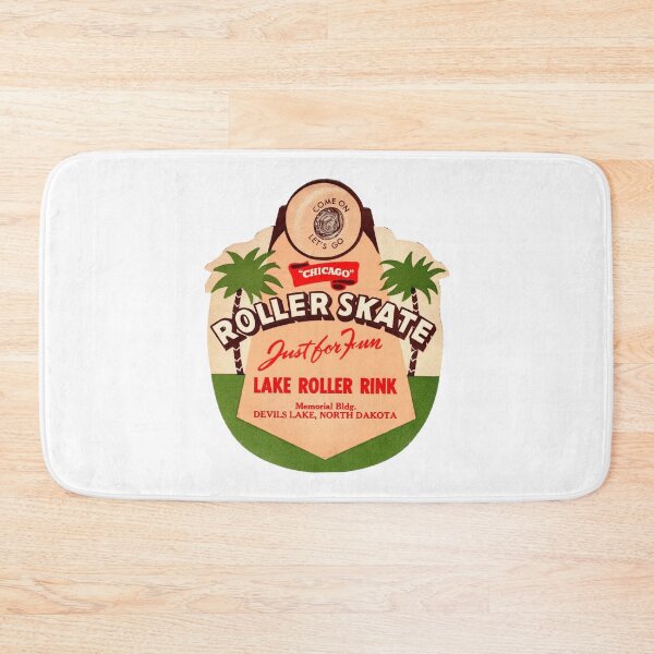 Item preview, Lake Roller Rink Devils Lake North Dakota Roller Skating Rink Sticker Decal Label designed and sold by tislord.