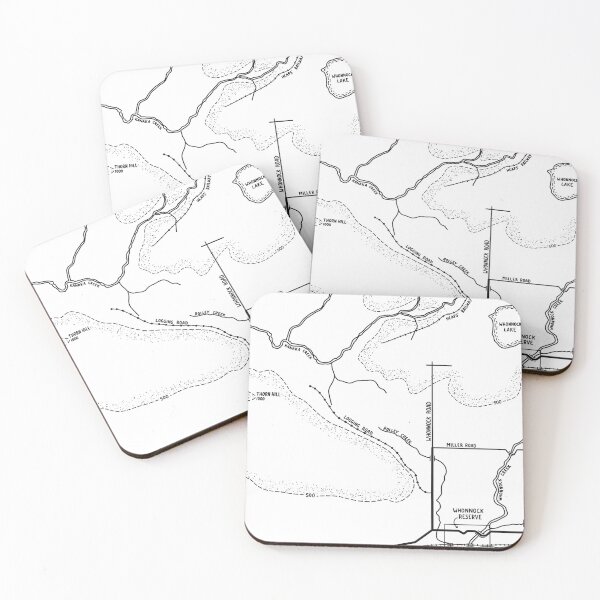 Item preview, Minimalist Whonnock Maple Ridge Historic Map designed and sold by MapleRidgeMus.