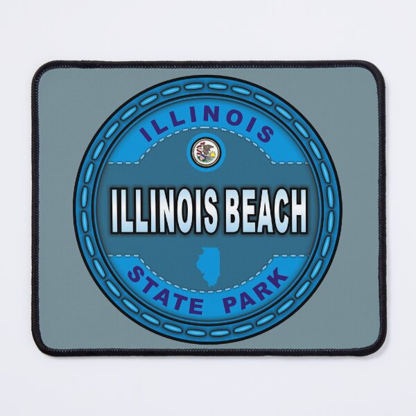 Item preview, Illinois Beach Illinois State Park stitching effect designed and sold by studioss76.