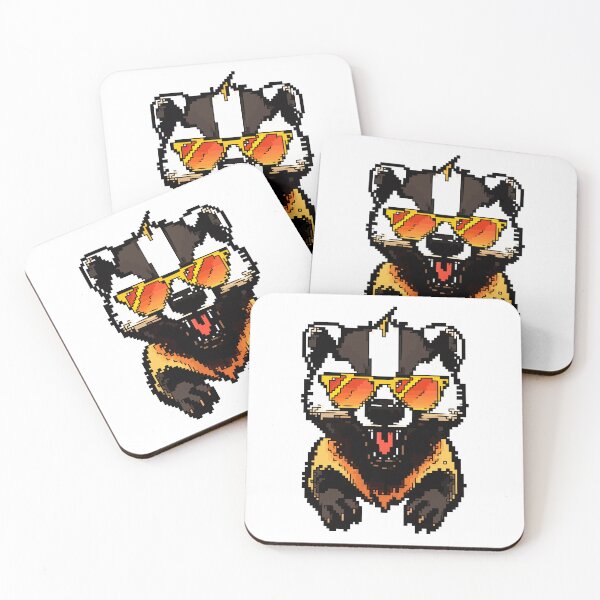 Item preview, Fearless Pixel Honeybadger designed and sold by NaturePixel.