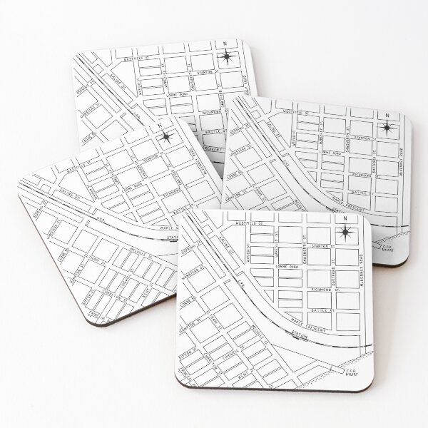 Item preview, Minimalist Port Hammond Maple Ridge Historical Map designed and sold by MapleRidgeMus.