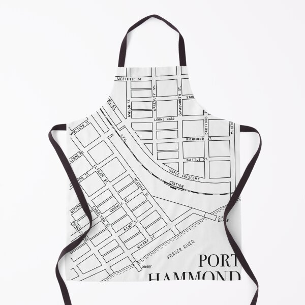 Item preview, Minimalist Port Hammond Maple Ridge Historical Map designed and sold by MapleRidgeMus.