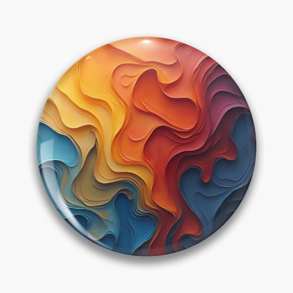 Item preview, Vibrant Gradient Topography Art designed and sold by RobertHun.