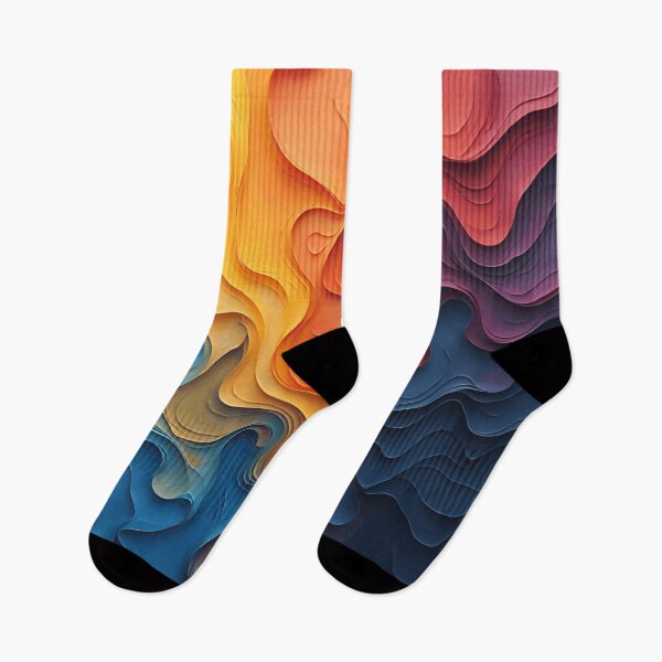 Item preview, Vibrant Gradient Topography Art designed and sold by RobertHun.