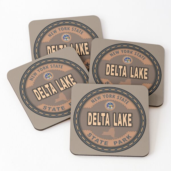 Item preview, Delta Lake State Park New York State stitching effect designed and sold by studioss76.