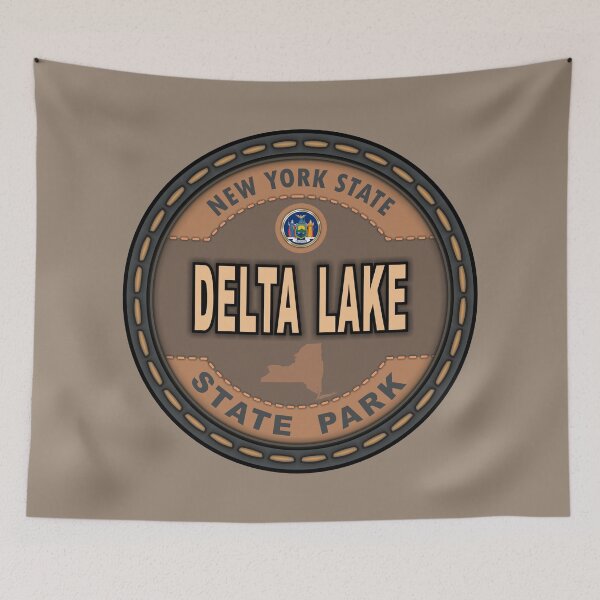 Item preview, Delta Lake State Park New York State stitching effect designed and sold by studioss76.