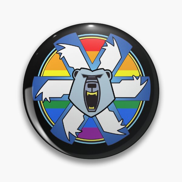 Item preview, Battletech Mechwarrior Clan Ghost Bear Pride Emblem LGBTQIA+  designed and sold by TheBritishGeek.