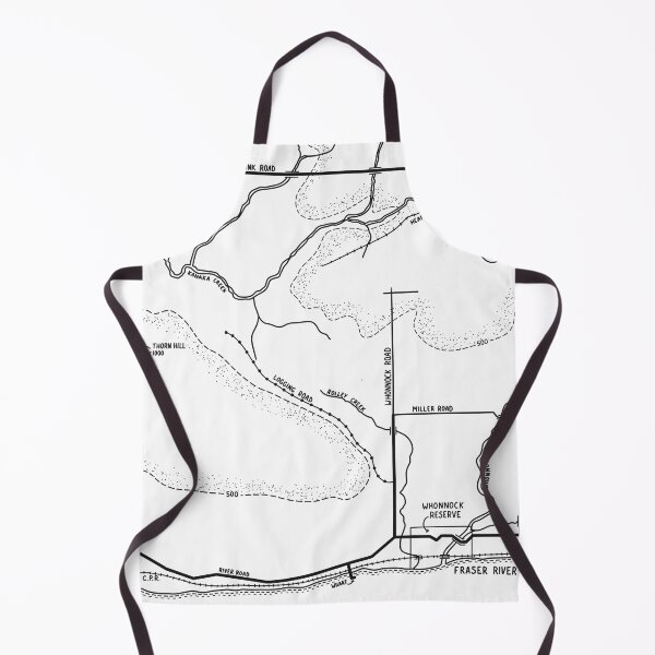 Item preview, Minimalist Whonnock Maple Ridge Historic Map designed and sold by MapleRidgeMus.