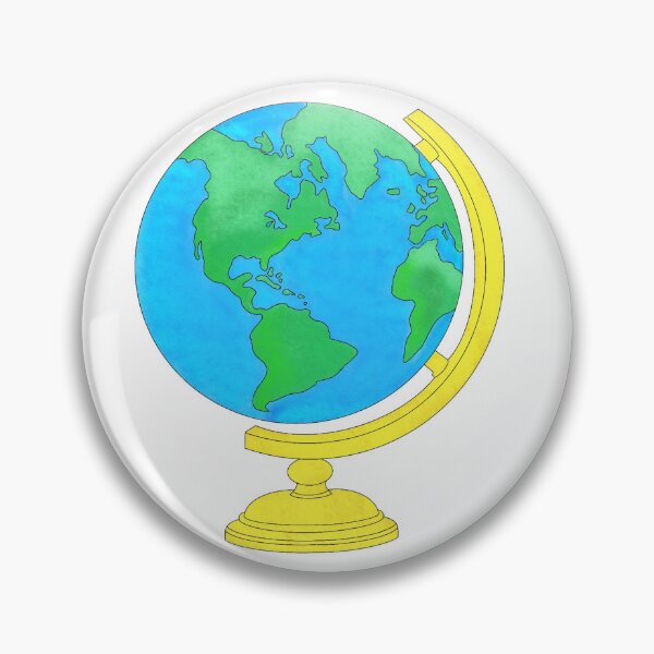 Item preview, Watercolor globe designed and sold by BriannaC42.