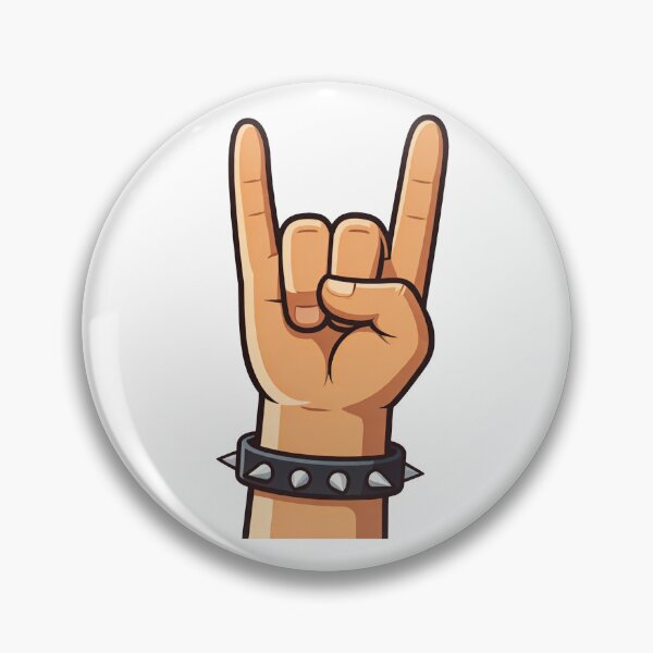 Item preview, Rock n Roll Sticker designed and sold by zombiemama.