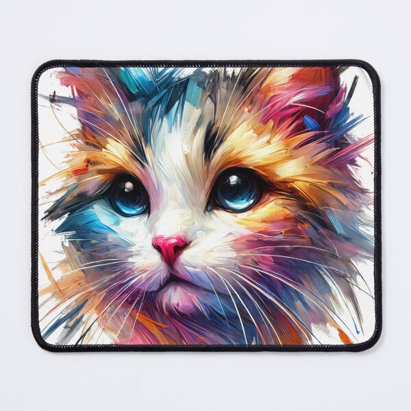 Item preview, Coloured cat designed and sold by DreamKanvas.