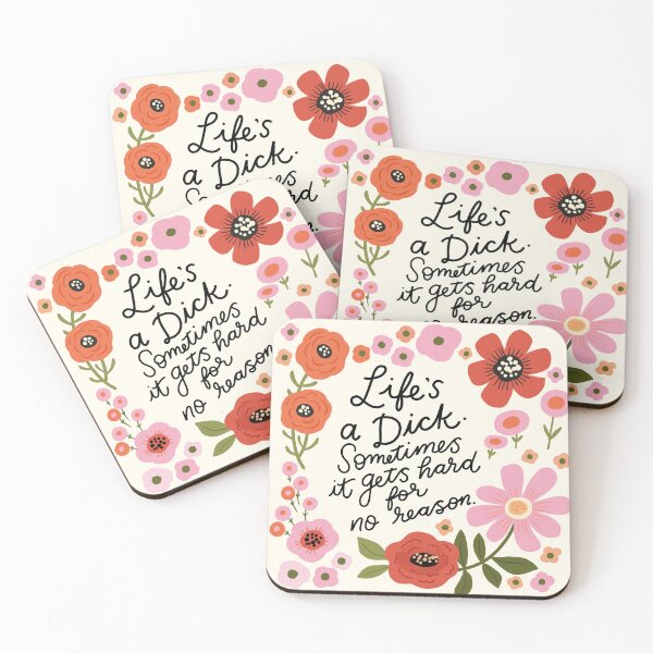 Item preview, Life's a Dick. Sometimes it gets hard for no reason designed and sold by CynthiaFxo.