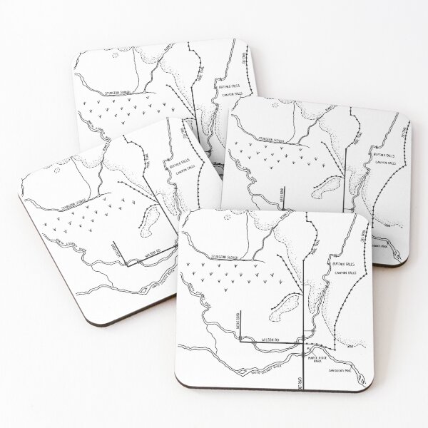 Item preview, Minimalist Yennadon Maple Ridge Historical Map designed and sold by MapleRidgeMus.