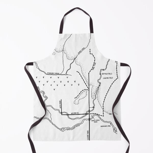 Item preview, Minimalist Yennadon Maple Ridge Historical Map designed and sold by MapleRidgeMus.