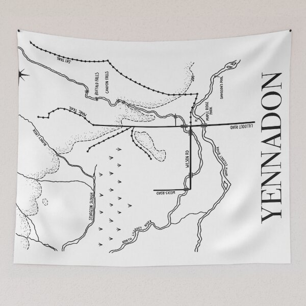 Item preview, Minimalist Yennadon Maple Ridge Historical Map designed and sold by MapleRidgeMus.