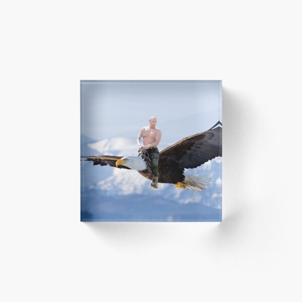 Fly Putin Fly Acrylic Block