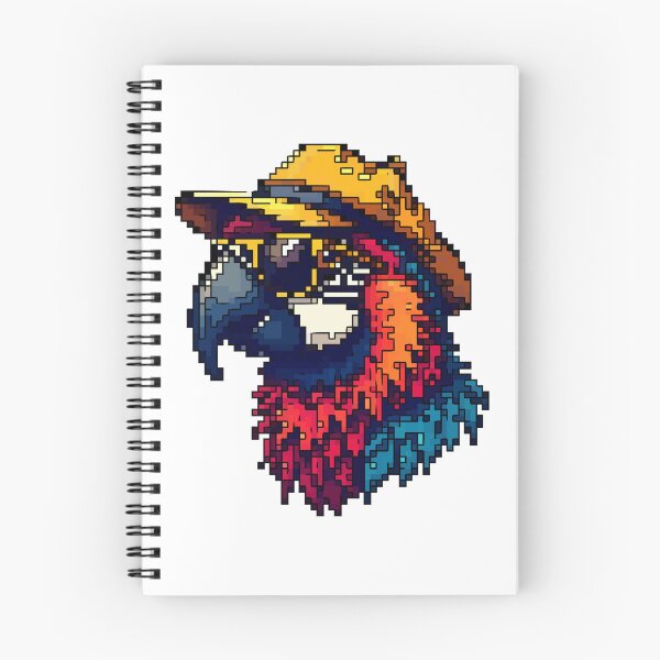 Item preview, Pixel Squawk: The Colorful Parrot designed and sold by NaturePixel.