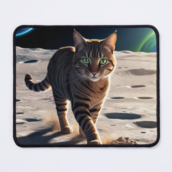 Item preview, Celestial Cat: My Feline Friend on the Moon designed and sold by Chippychips1.