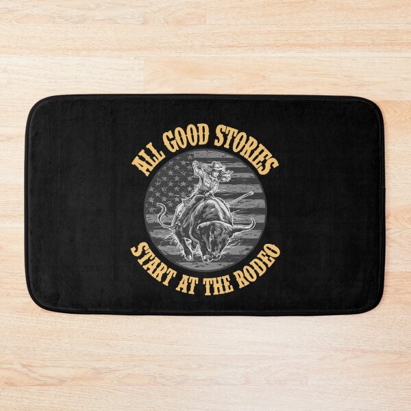 Item preview, All Good Stories Start At The Rodeo - Rodeo Cowboy Cowgirl Player  designed and sold by Smix Pixels.